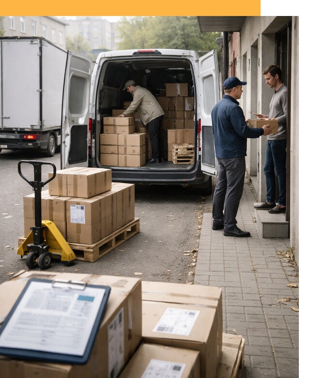 Доставка грузов от двери до двери с таможней от 45716 руб.