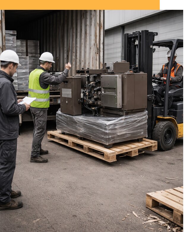 Доставка промышленного оборудования из Европы от 45716