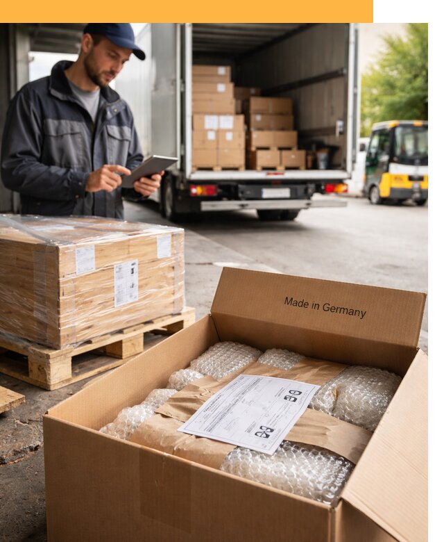 Доставка грузов из Германии от 45716 руб с таможенным оформлением