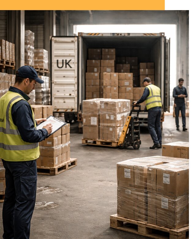 Доставка грузов из Великобритании с таможенным оформлением от 12699