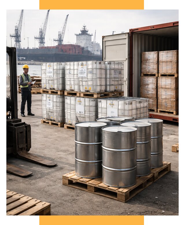 Доставка химического сырья из Индии от 253975 р. | СетСервис-Вчг