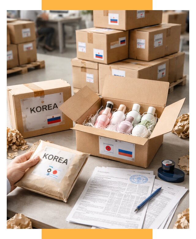 Доставка косметики из Кореи от 8635 р. под ключ | СетСервис-Вчг