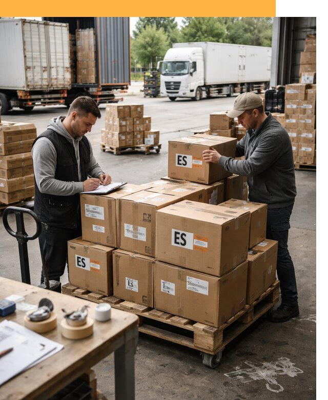 Доставка грузов в Испанию автотранспортом от 35557 руб