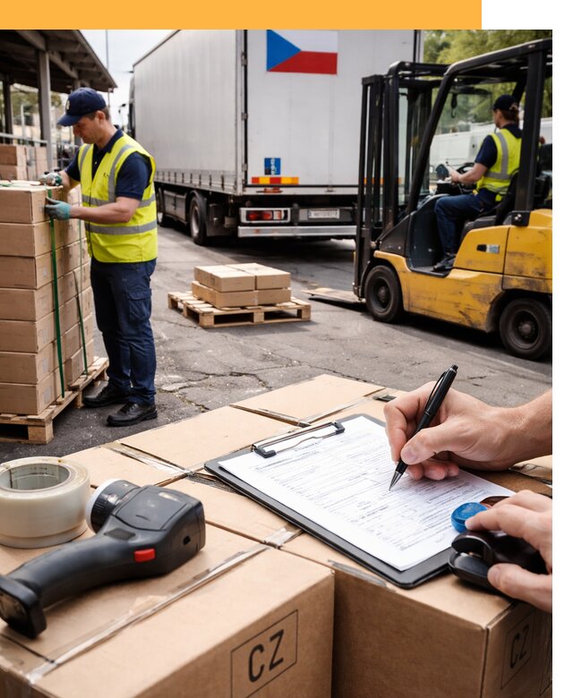 Доставка грузов в Чехию от 35557 руб, международные перевозки