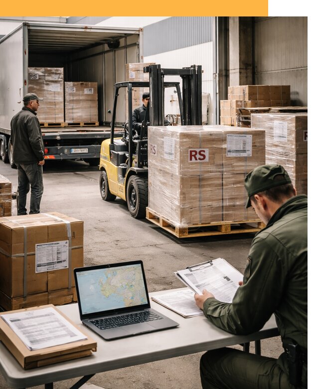 Доставка грузов в Сербию от 45716 руб, международные перевозки