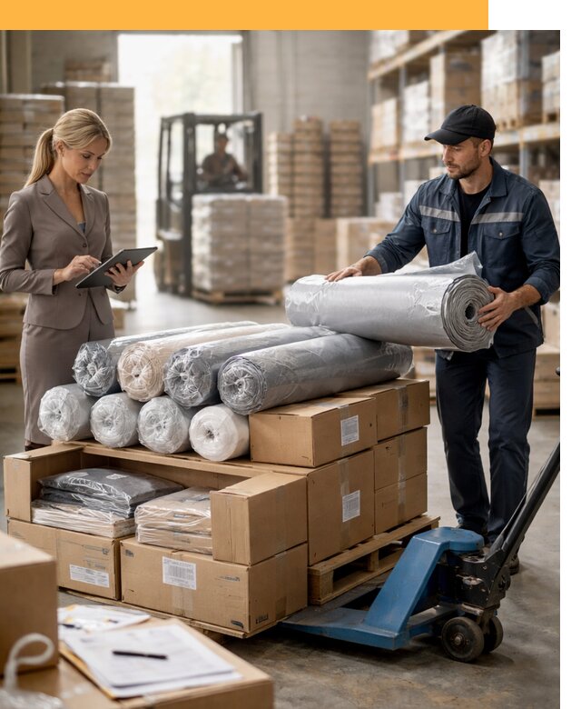 Перевозка текстиля по миру от 15239 руб. с таможней и страхованием