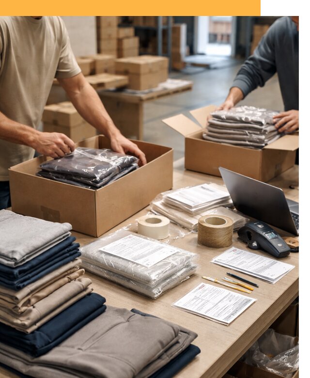 Перевозка одежды по миру от 7619 руб. с таможенным оформлением