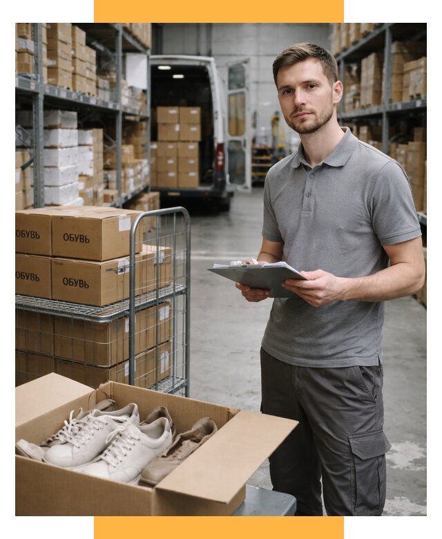 Доставка обуви из Китая и Турции от 4572 р. СетСервис-Вчг