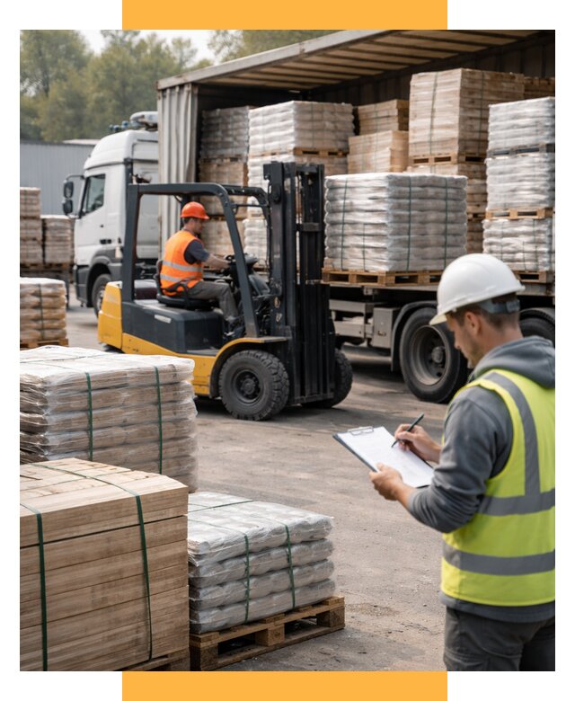 Перевозка строительных материалов от 5587 р. | СетСервис-Вчг