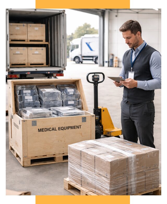 Перевозка медицинского оборудования от 15239 р. в СетСервис-Вчг