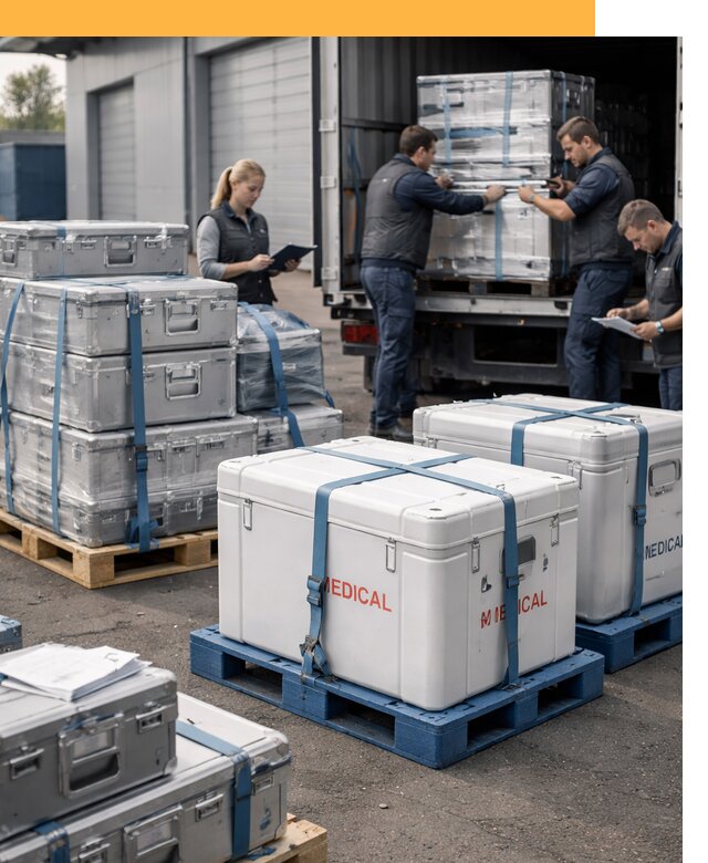 Перевозка медицинского оборудования по всему миру от 15239 руб