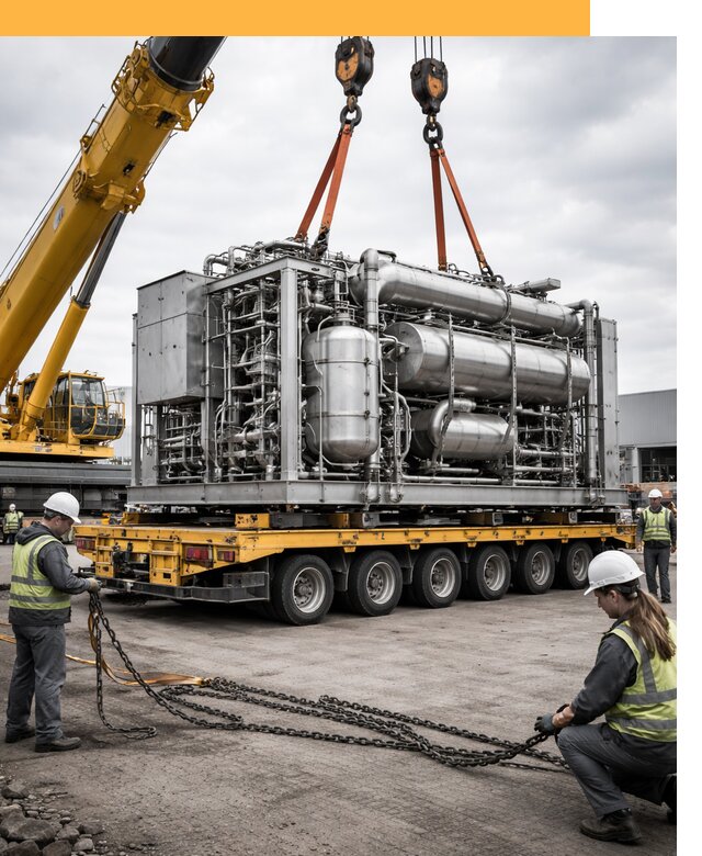 Перевозка тяжеловесных грузов по миру от 152385 руб