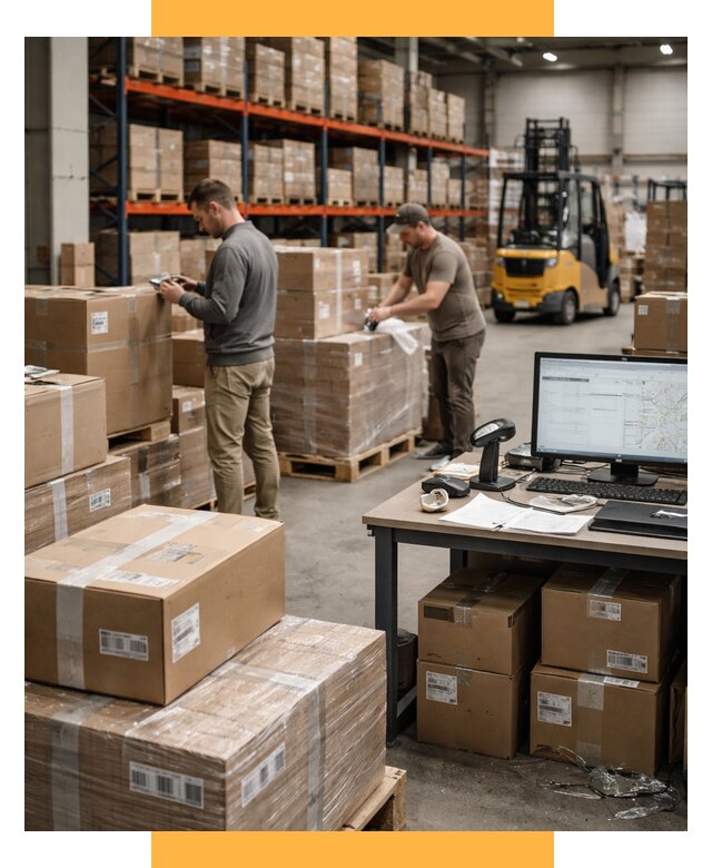 Склад консолидации в Европе от 6603 р., услуги СетСервис-Вчг